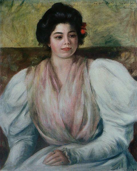 Pierre Auguste Renoir Christine Lerolle China oil painting art